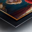 Portrait of Elara Hochberg Within Interior Antique Setting Stunning AI Concept Art by Xzendor7 Metal print