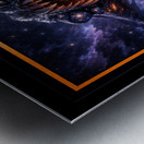 Cosmic Predator Krythos Voren Devourer Of Black Holes Horrific AI Concept Art by Xzendor7 Metal print