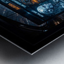 The Aurora Project: Witnessing The Birth Of Etai Talis Awe-InspiringAI Concept Art by Xzendor7 Metal print