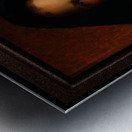 Femme Dans Un Manteau by Adolphe Piot Classical Fine Art Old Masters Xzendor7 Remastered Reproduction Metal print