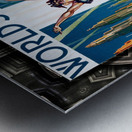 Chicago Worlds Fair - A Century of Progress Vintage Art Poster Metal print