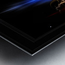 Signet Orb Spacescape Fantasy Fractal Art Composition by Xzendor7 Metal print