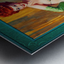 Redhead In A Green Bikini by Bill Medcalf Remastered Vintage Retro Xzendor7 Art Reproductions Impression metal