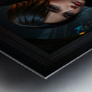 Sisters Of The Amari Mystical Fantasy AI Concept Art Portrait by Xzendor7 Metal print