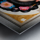 Portrait Of An Elegant Japanese Young Lady Gorgeous AI Concept Art by Xzendor7 Metal print