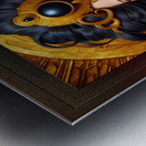 Tula The Mystic Mesmerizing AI Concept Art Portrait by Xzendor7 Metal print