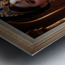 The Elegant Concubine Of Thelous Gorgeous AI Concept Art Portrait by Xzendor7 Metal print