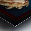 See Its A Golden Bird Adorable AI Concept Art Portrait by Xzendor7 Metal print