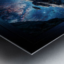 The Plavien Explorer Fleet Astonishting AI Concept Sci-Fi Art by Xzendor7 Metal print