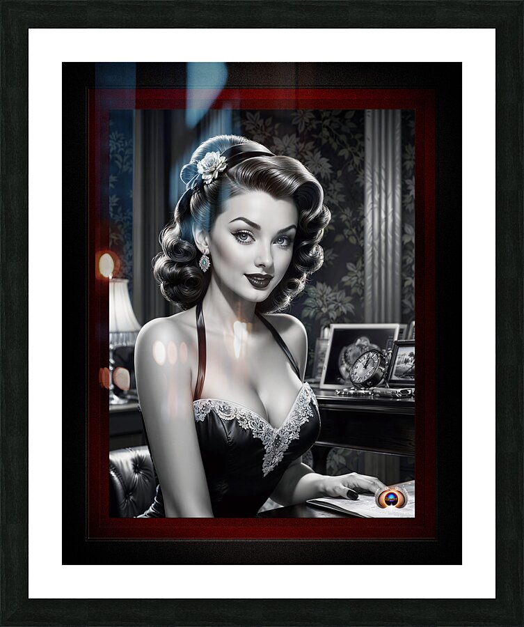 This Is An Interesting Story Captivating AI Concept Art by Xzendor7 Picture Frame print