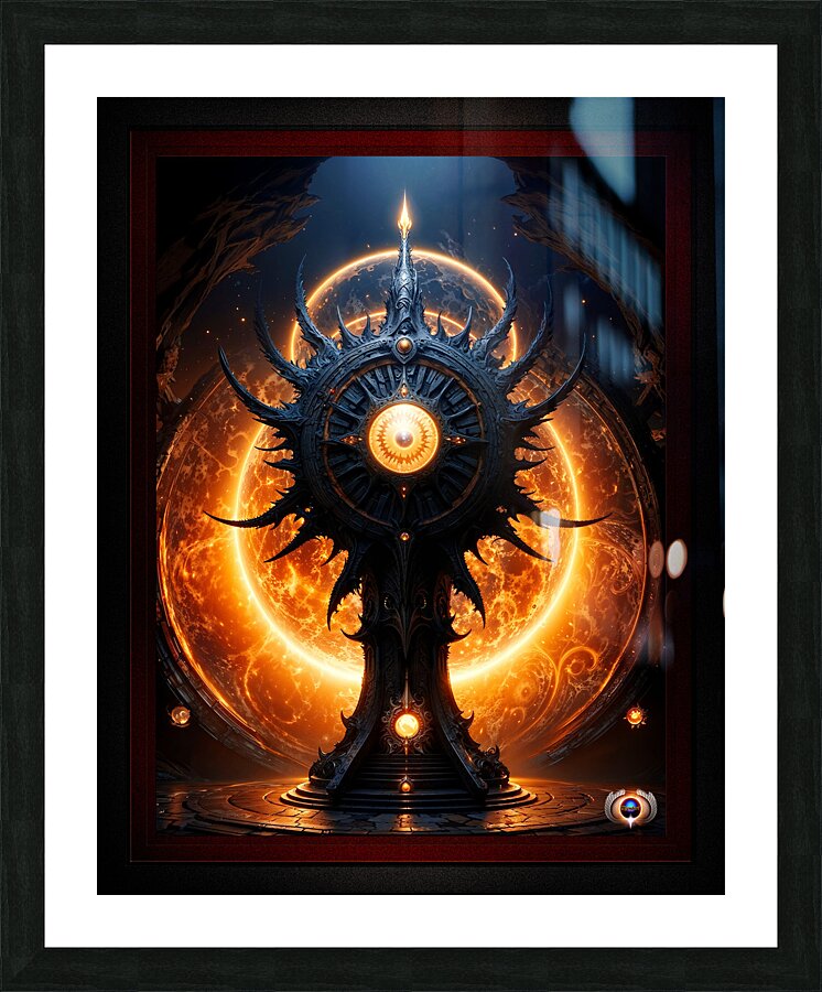 The Talons of Time Stunning Steampunk Fantasy Astonishing AI Concept Art by Xzendor7 Picture Frame print
