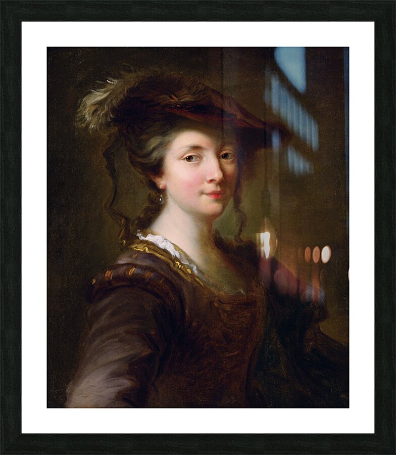 Portrait of a Lady by Alexis Grimou Picture Frame print