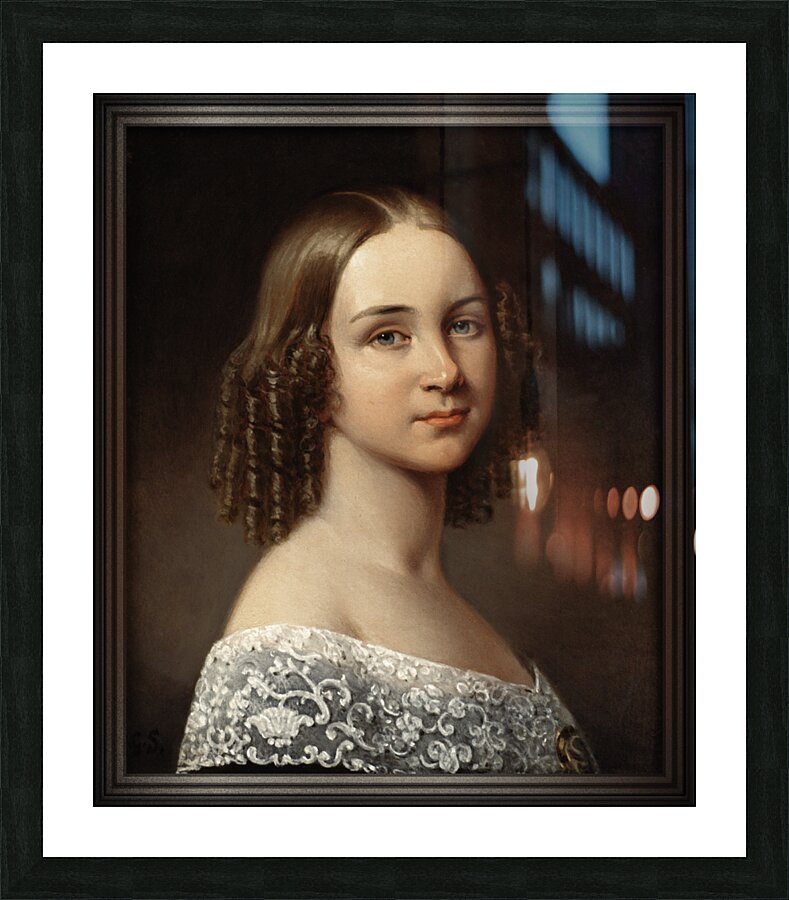 Jenny Lind by Johan Gustaf Sandberg Picture Frame print