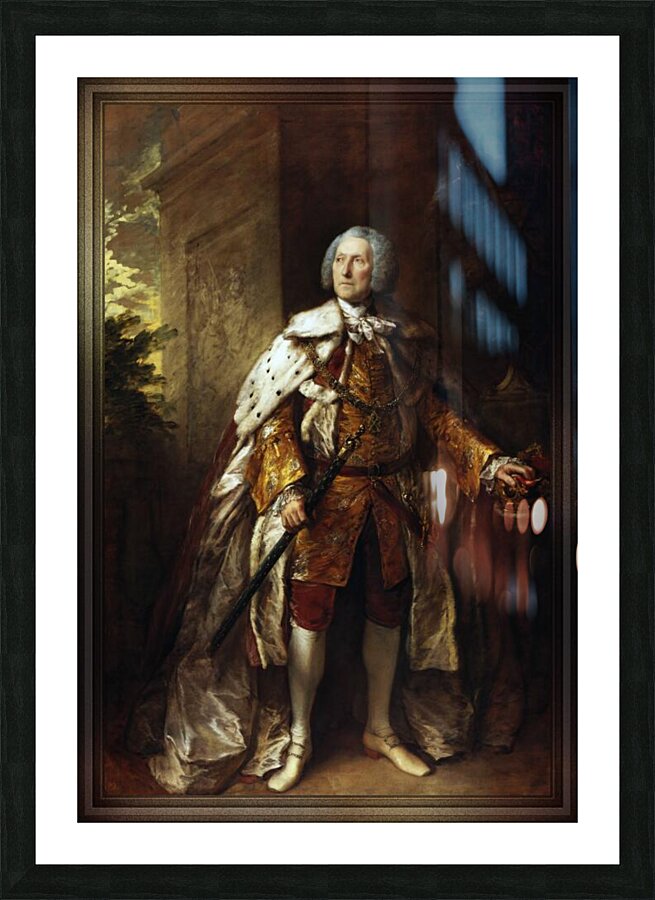 John Campbell 4th Duke of Argyll by Thomas Gainsborough Picture Frame print