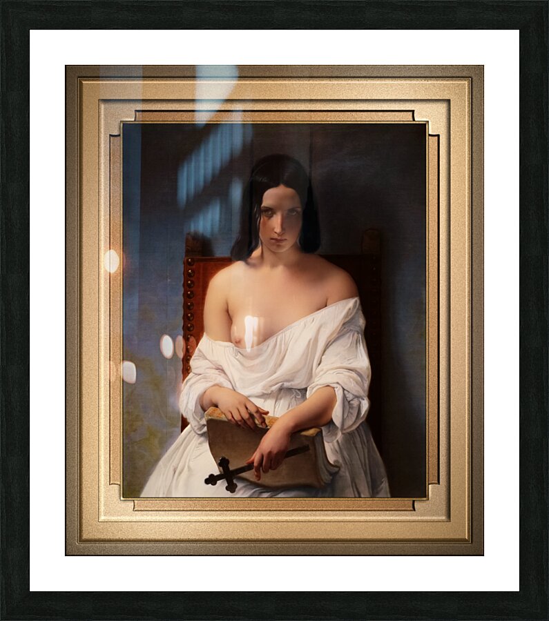 Meditation on the History of Italy by Francesco Hayez Remastered