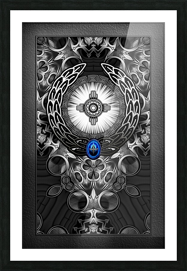 MechTron One Abstract Artwork Picture Frame print