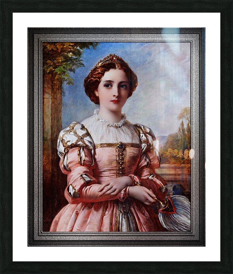 Beatrice by Thomas-Francis Dicksee Old Masters Fine Art Reproduction Impression et Cadre photo