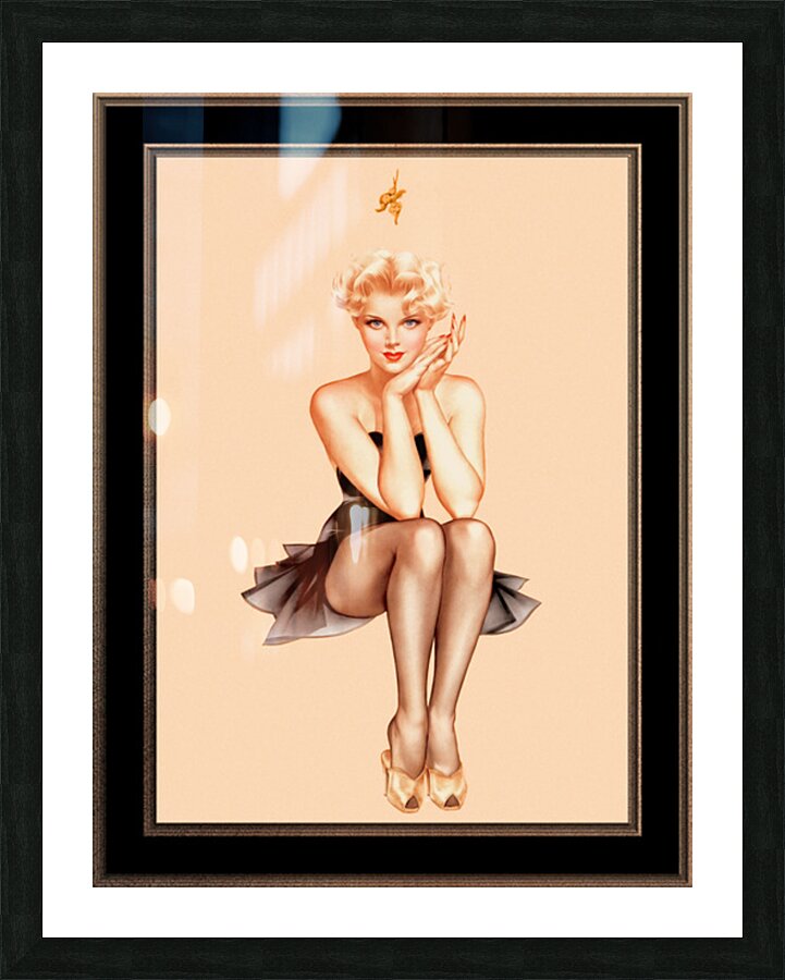 Varga Girl Cover Art by Alberto Vargas Pin-Up Girl Vintage Art by