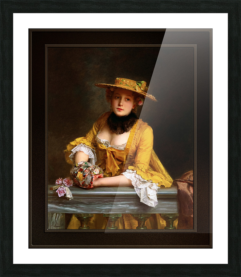 Will It Be Fine by Gustave Jacquet Remastered Xzendor7 Fine Art Old Masters Reproductions Picture Frame print