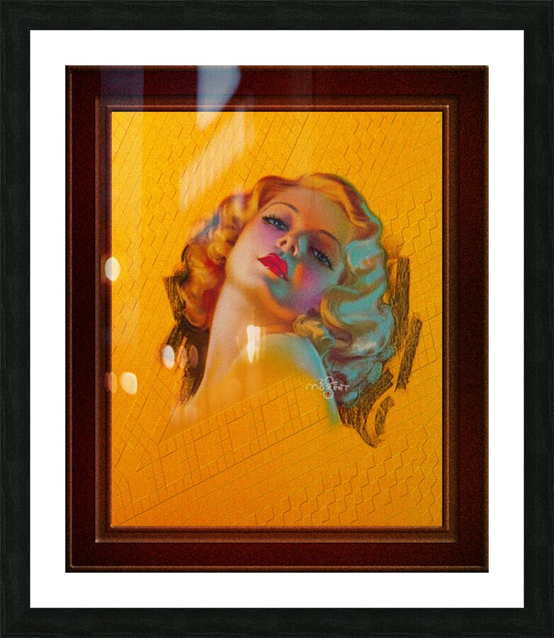 Bewitching Eyes by Zoe Mozert Remastered Xzendor7 Vintage Art Old