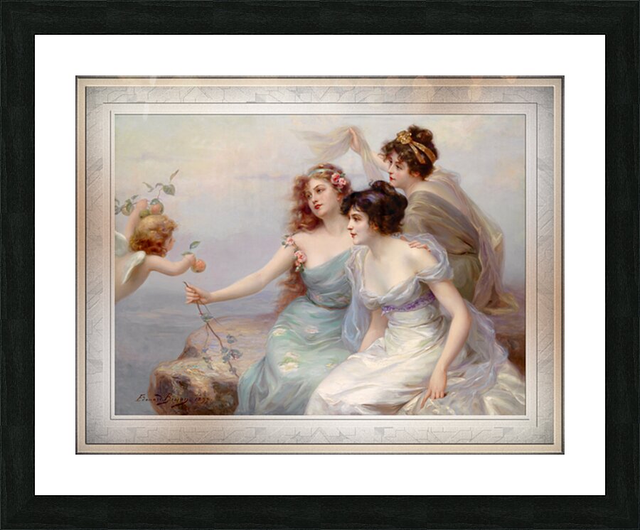 Die drei Grazien The Three Graces by Edouard Bisson Remastered