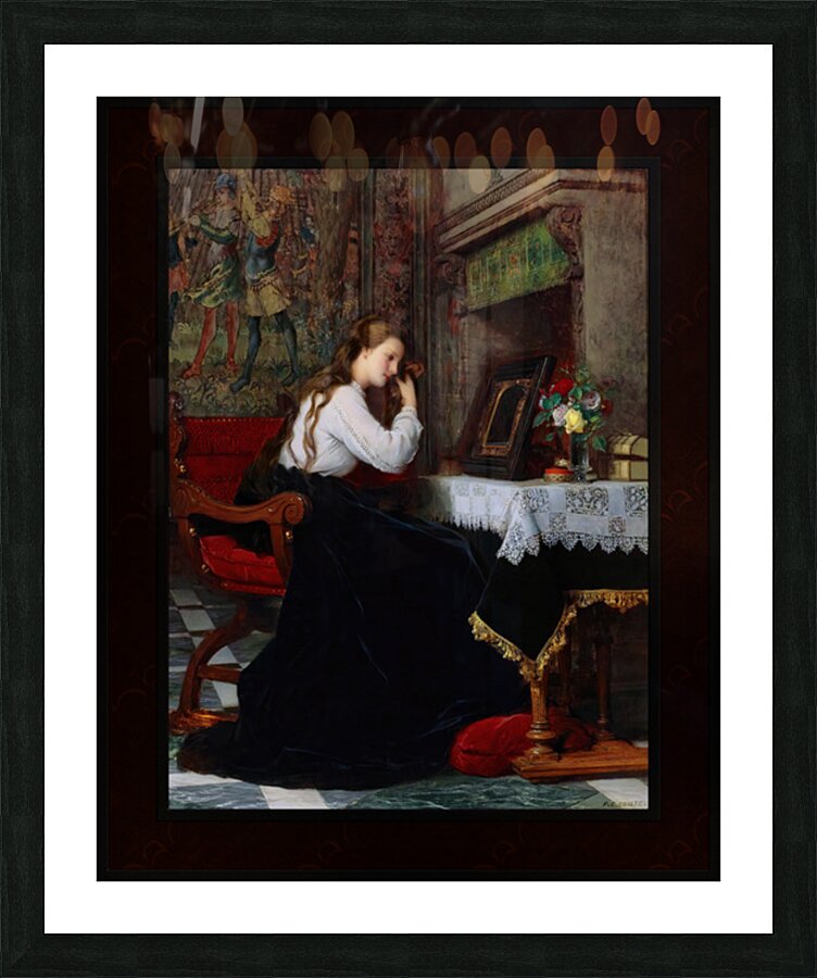 The Mirror by Pierre-Charles Comte Remastered Xzendor7 Classical