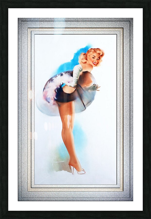 Showgirl by Edward Runci Remastered Xzendor7 Vintage Art Old