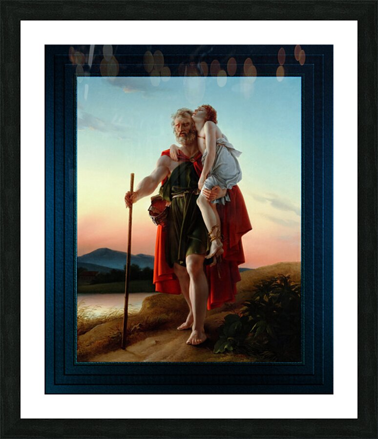 Belisarius by Baron Francois-Pascal-Simon Gerard Remastered Xzendor7 Classical Fine Art Old Masters Reproductions Impression et Cadre photo