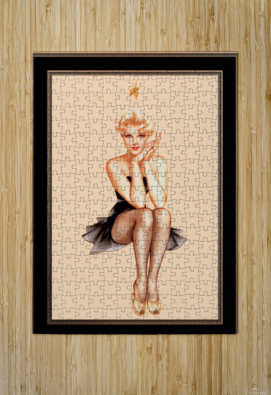 Varga Girl Cover Art by Alberto Vargas Pin-Up Girl Vintage Art by