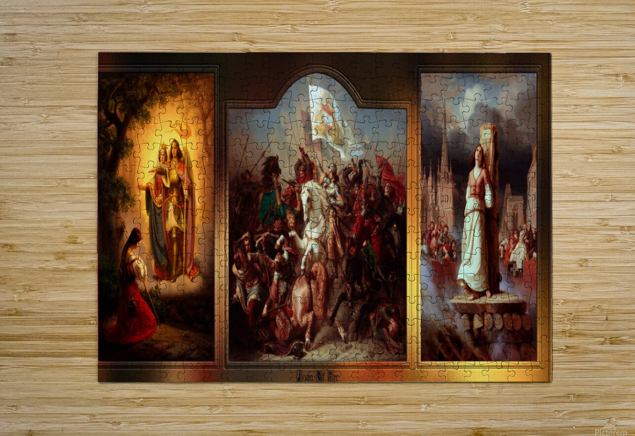 Joan of Arc Triptych by Hermann Stilke Classical Fine Art Xzendor7