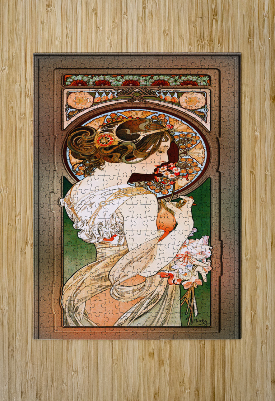 Primrose by Alphonse Mucha Vintage Art Xzendor7 Old Masters