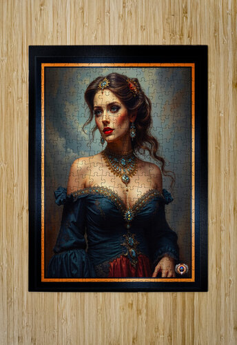 Exquisite Majestic Portrait Of A Timeless Aristocratic Beauty