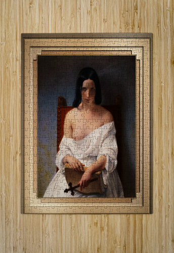 Meditation on the History of Italy by Francesco Hayez Remastered