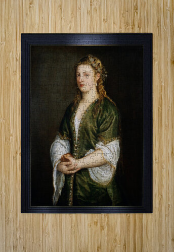 Portrait Of A Lady by Tiziano Vecellio Titian Old Masters