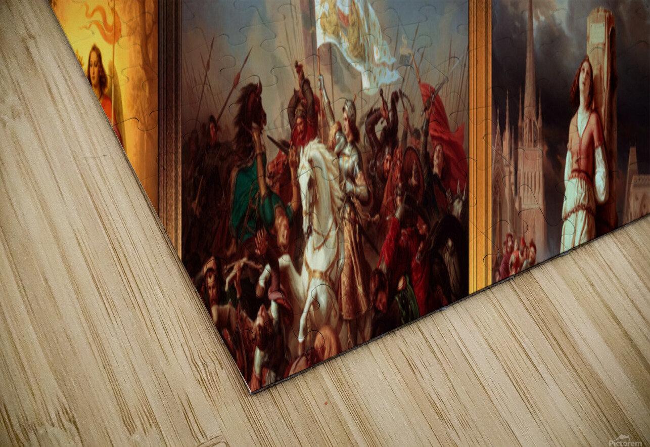 Joan of Arc Triptych by Hermann Stilke Classical Fine Art Xzendor7