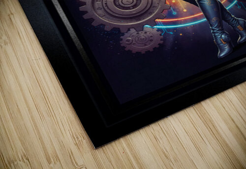 Trina Travera Surreal Retro-Fusion Steampunk Portrait Captivating AI Concept Art by Xzendor7 xzendor7 puzzle