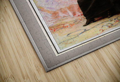 Baile de Mascaras by Frederik Hendrik Kaemmerer Remastered Xzendor7 Classical Fine Art Old Masters Reproductions xzendor7 puzzle