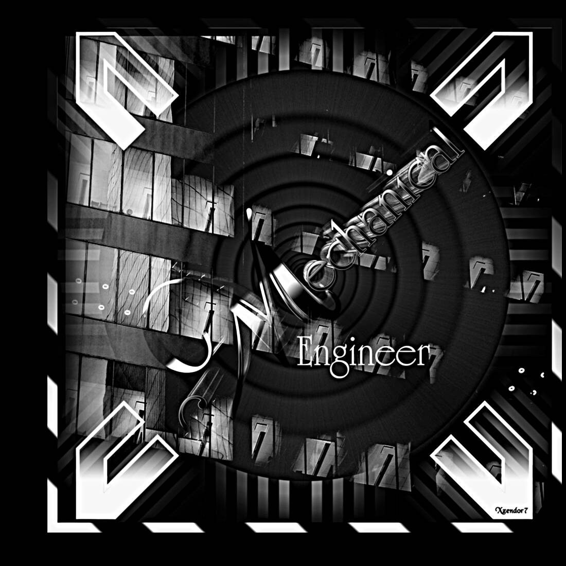 Mechanical Engineer Deco Flare Reproduction