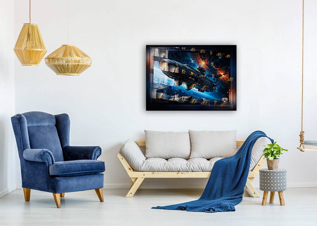 The Torkin Leaving The Planet Trelladen Captivating AI Concept Art by Xzendor7 Reproduction