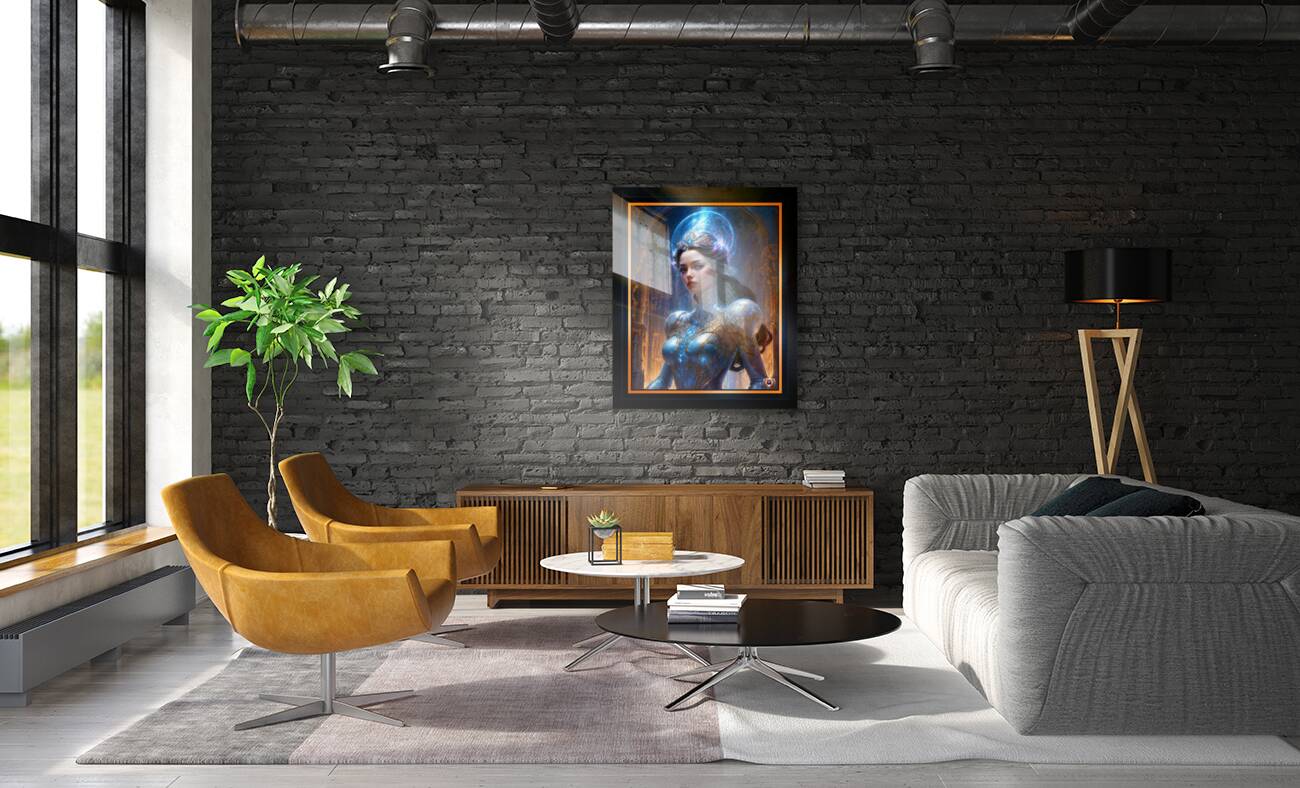 Elysia Ardentis An Enigmatic Vision Of Celestial Elegance And Grace Captivating AI Concept Art by Xzendor7 Reproduction