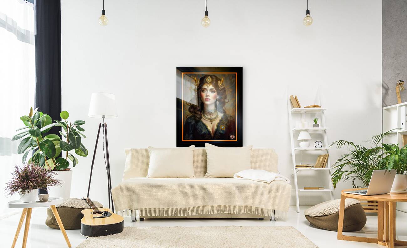 The Grace And Elegance Of The Classic Beauty Lysandra Valliere Captivating AI Concept Art by Xzendor7 Reproduction