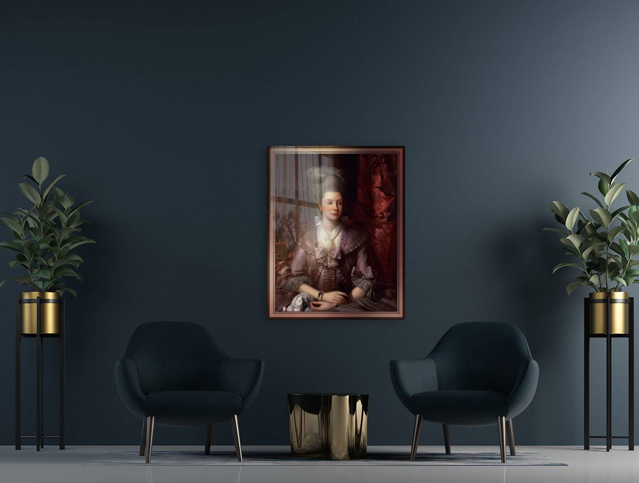 Queen Charlotte by Benjamin West Reproduction