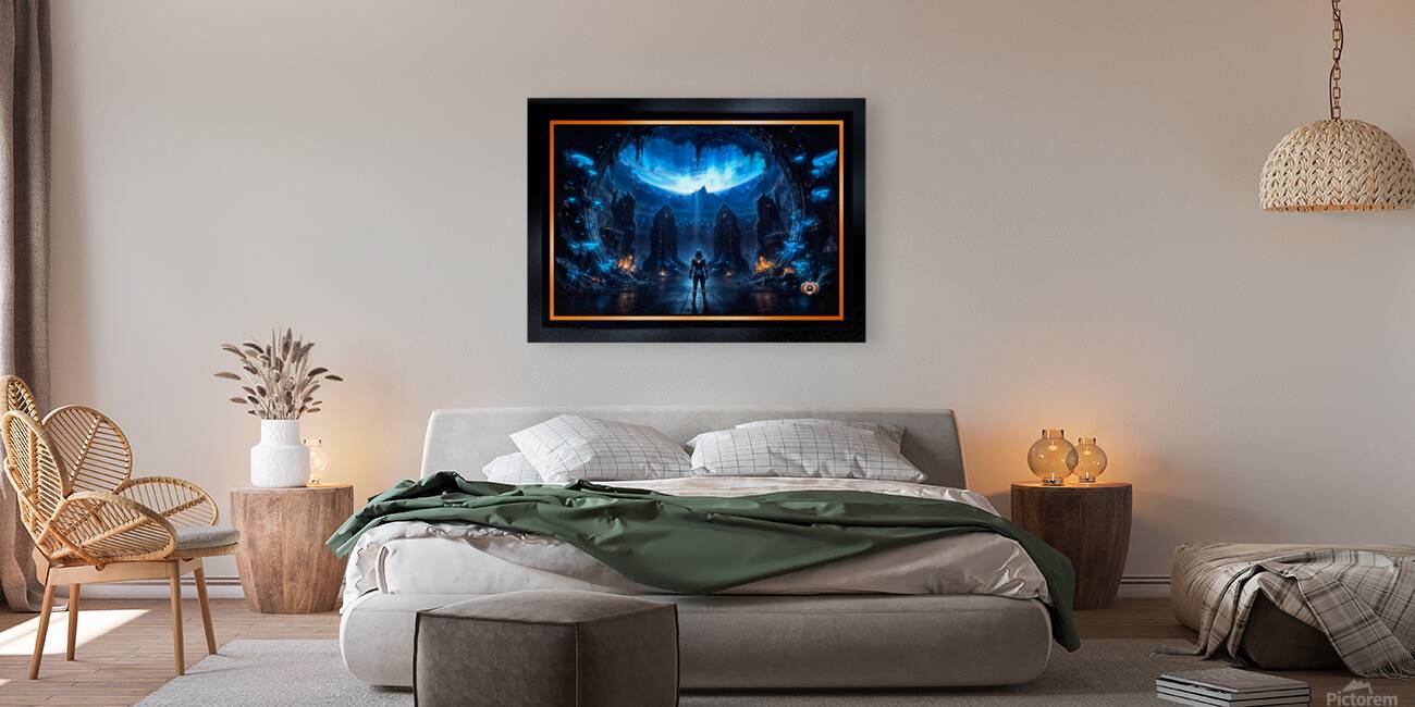 Hikari Vorthas Before The Frozen Sanctum Of Nyxorian Fastenating AI Concept Art by Xzendor7 Reproduction