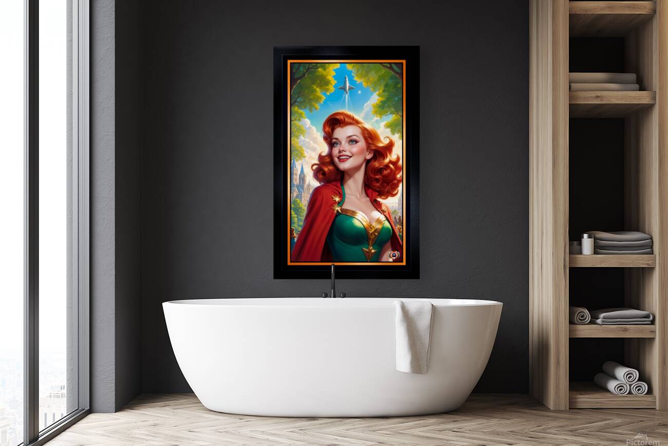 Verdant Splendor Graceful Fantasy Portrait Of Lady Aeraviel Radiant AI Concept Art by Xzendor7 Reproduction