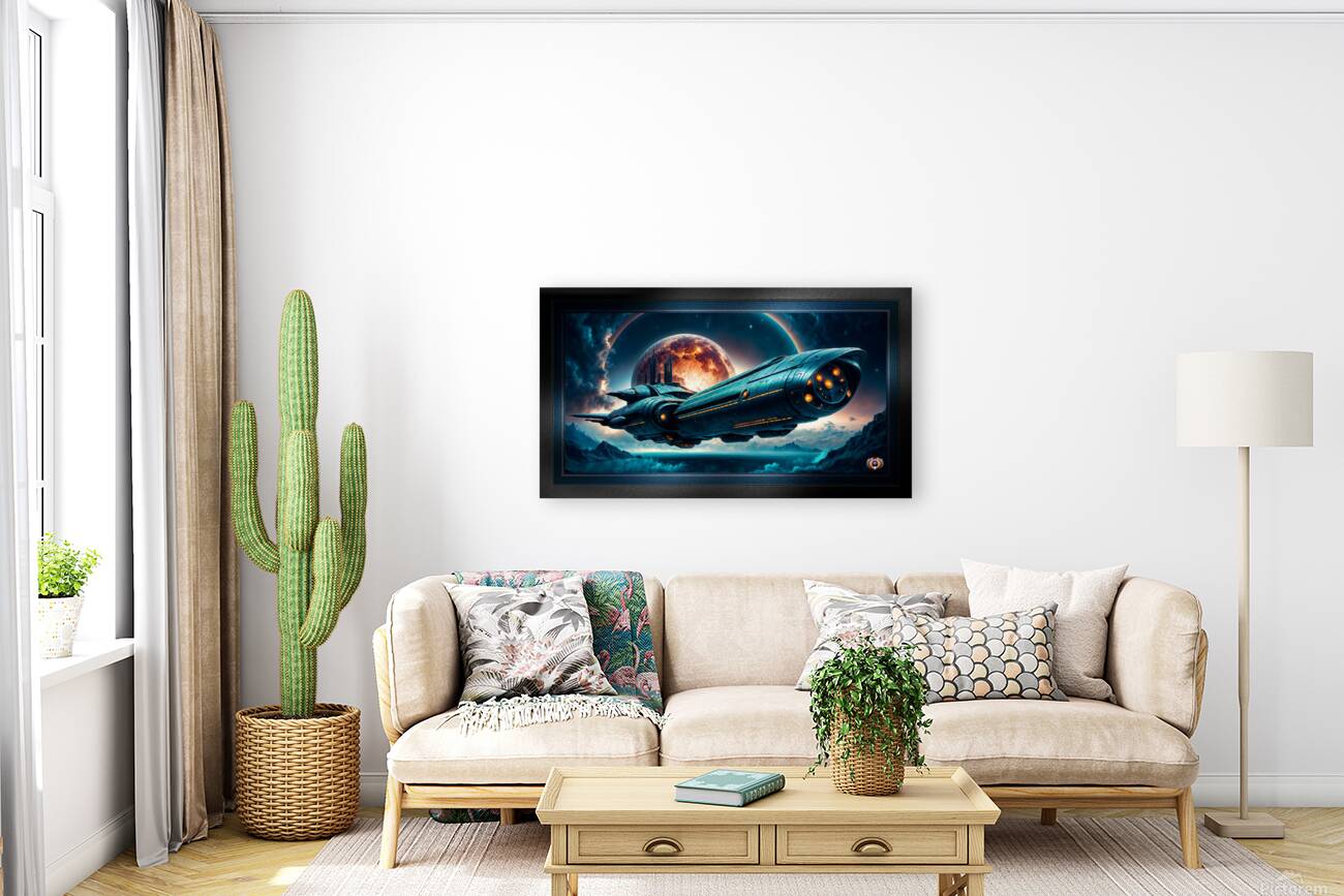 Thalassa Ardentia Emergence From Orlence Dimensional Gate Astonishing AI Concept Art by Xzendor7 Reproduction