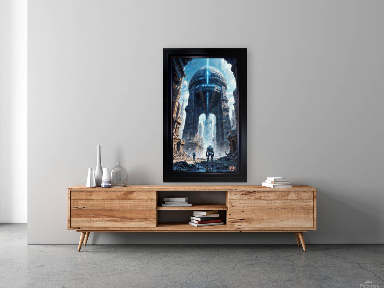 Destruction Of Eslivan A Chronicle Of The Fall Of Trevus Captivating AI Concept Art by Xzendor7 Reproduction