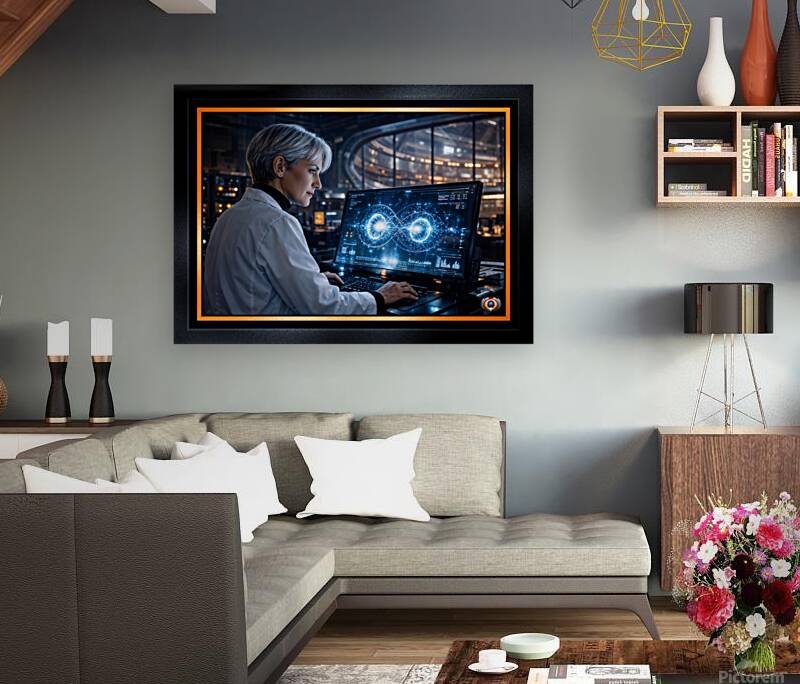 Unlocking Quantum Entanglements Secret Of Unlimited Energy Fascinating AI Concept Art by Xzendor7 Reproduction