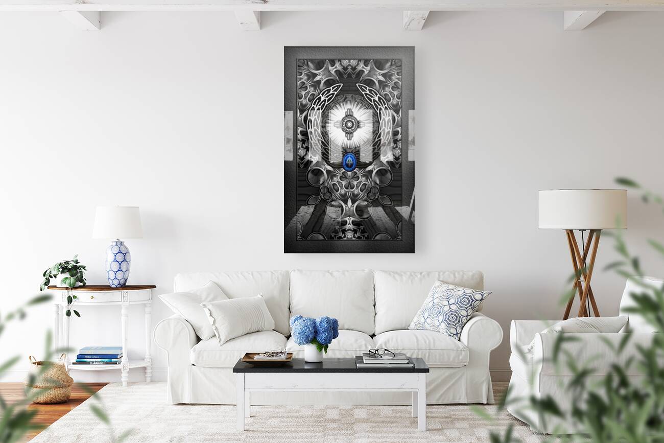 MechTron One Abstract Artwork Reproduction