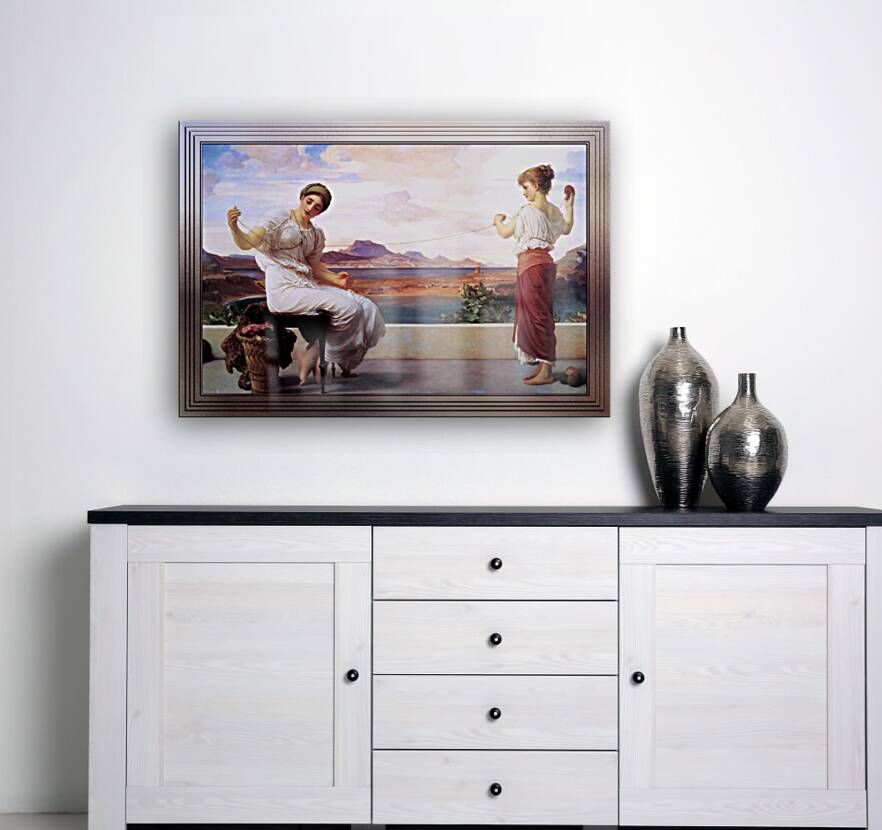 Winding The Skein by Frederic Leighton Reproduction