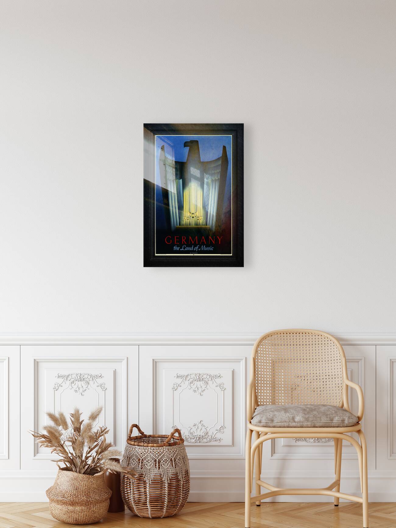 Germany The Land of Music by L Heinemann Art Deco Illustration by